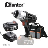מפתח אימפקט Hunter 100314-002 18V - עם סוללה 3Ah מפתח אימפקט Hunter 100314-002 18V - עם סוללה 3Ah