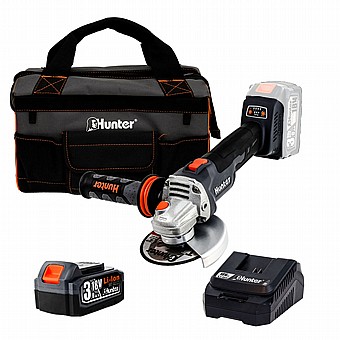 ����� ����� ����� 4.5" Hunter 100411-021 18V - �� ����� 3Ah ����� 3A