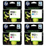 סט 4 ראשי דיו מקורי HP 950XL 951XL סט 4 ראשי דיו מקורי HP 950XL 951XL