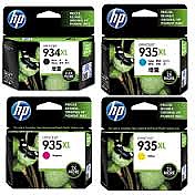�� 4 ���� ��� ������� HP 935XL-934XL 