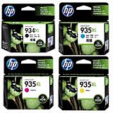 סט 4 ראשי דיו מקוריים HP 935XL-934XL סט 4 ראשי דיו מקוריים HP 935XL-934XL