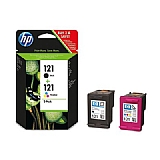 ראש דיו שחור + צבעוני מקורי HP 121 HP CN637HE ראש דיו שחור + צבעוני מקורי HP 121 HP CN637HE