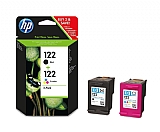 ראש דיו שחור + צבעוני מקורי HP 122 CR340HE ראש דיו שחור + צבעוני מקורי HP 122 CR340HE