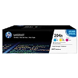 סט טונרים מקורי צבעוני HP 304A CF372AM סט טונרים מקורי צבעוני HP 304A CF372AM