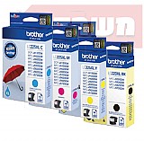 סט ראשי דיו מקוריים LC229XLBK+ BROTHER LC-225XLCMY סט ראשי דיו מקוריים LC229XLBK+ BROTHER LC-225XLCMY