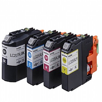 �� ���� ��� ������ LC227XLBK+ BROTHER LC-225XLCMY