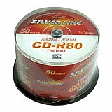 �� �� 50 ������ CAKE50 CD-R80 CAKE PRINTABLE ���� Silver Line