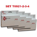 סט ראשי דיו תואמים EPSON T-0921-4 סט ראשי דיו תואמים EPSON T-0921-4