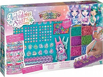 ���� ����� ����� ����� Nebulous Stars Rainbow Loom