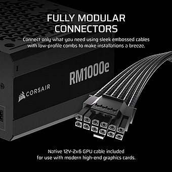 ��� ��� Corsair RM1000e Fully Modular 1000W 80 Plus Gold