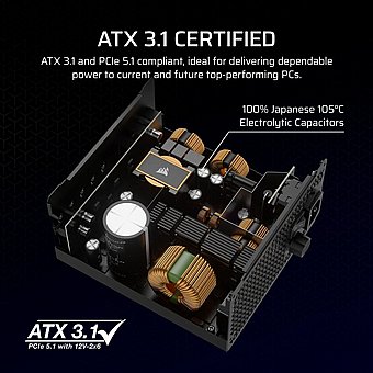 ��� ��� Corsair RM1000X Fully Modular 1000W Cybenetics Gold