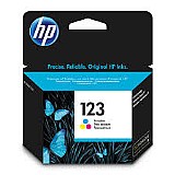 דיו צבעוני מקורי HP 123 F6V16AE דיו צבעוני מקורי HP 123 F6V16AE
