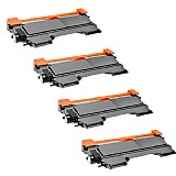 ארבעה טונרים תואמים Brother tn2220 ארבעה טונרים תואמים Brother tn2220