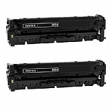זוג טונרים שחורים תואמים HP CE410X 305X זוג טונרים שחורים תואמים HP CE410X 305X