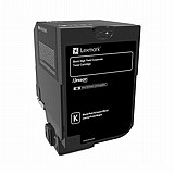 טונר שחור מקורי Lexmark 74C5HKE טונר שחור מקורי Lexmark 74C5HKE