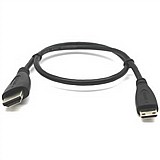 כבל 0.45 מטר Mini HDMI ל HDMI כבל 0.45 מטר Mini HDMI ל HDMI