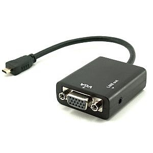 ���� Micro HDMI �- VGA w/Audio