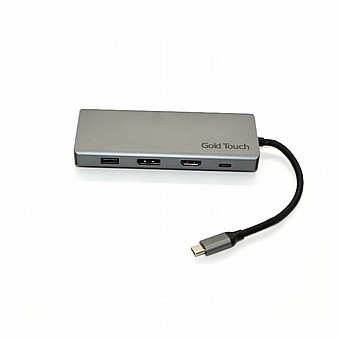���� ����� USB Type-C �� ������ Gold Touch SU-C15 DP+HDMI+VGA+4xUSB+LAN+TF/SD