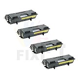 ארבעה טונרים תואמים Brother TN7600 ארבעה טונרים תואמים Brother TN7600