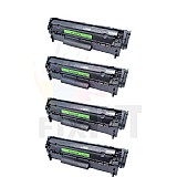 ארבעה טונרים תואמים HP 12a Q2612A ארבעה טונרים תואמים HP 12a Q2612A