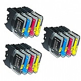 שלושה סטים תואמים Brother LC985 שלושה סטים תואמים Brother LC985
