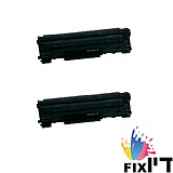זוג טונרים תואמים Canon CRG 728 זוג טונרים תואמים Canon CRG 728
