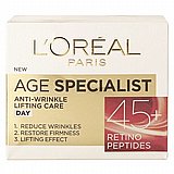 קרם לחות יומיומי אנטי-אייג' 45+ L'Or?al Paris Age Specialist - 50 מ''ל קרם לחות יומיומי אנטי-אייג' 45+ L'Or?al Paris Age Specialist - 50 מ''ל