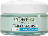 ג'ל קרם פנים Loreal Triple Active לעור רגיל עד מעורב - נפח 50 מ''ל ג'ל קרם פנים Loreal Triple Active לעור רגיל עד מעורב - נפח 50 מ''ל