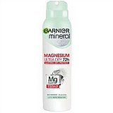 דאודורנט ספריי לאישה Garnier Ultra Dry בתוספת מגנזיום בנפח 150 מ"ל דאודורנט ספריי לאישה Garnier Ultra Dry בתוספת מגנזיום בנפח 150 מ"ל