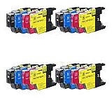 ארבעה סטים תואמים Brother LC1220 ארבעה סטים תואמים Brother LC1220