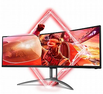 ��� ���� ������� ���� AOC AG493UCX2 48.8" 165Hz Dual-QHD 5k