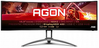 ��� ���� ������� ���� AOC AG493UCX2 48.8" 165Hz Dual-QHD 5k