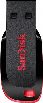 ������ ���� Sandisk Cruzer Blade 32GB 16MB/s SDCZ50-032G-B35