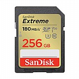 כרטיס זיכרון Sandisk Extreme 256GB 180Mb/s כרטיס זיכרון Sandisk Extreme 256GB 180Mb/s