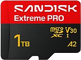 כרטיס זיכרון Sandisk Extreme Pro 1TB 250MB/s microSDXC SDSQXCJ-1T00-GS6MA כרטיס זיכרון Sandisk Extreme Pro 1TB 250MB/s microSDXC SDSQXCJ-1T00-GS6MA