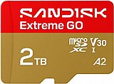 כרטיס זיכרון Sandisk Extreme Go 2TB 240MB/s microSDXC SDSQXGN-2T00-GN6MN כרטיס זיכרון Sandisk Extreme Go 2TB 240MB/s microSDXC SDSQXGN-2T00-GN6MN