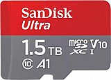 כרטיס זיכרון Sandisk Ultra 1.5TB 150MB/s microSDXC SDSQUAC-1T50-GN6MN כרטיס זיכרון Sandisk Ultra 1.5TB 150MB/s microSDXC SDSQUAC-1T50-GN6MN