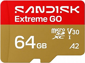 ����� ������ Sandisk Extreme Go 64GB 170MB/s microSDXC UHS-I SDSQXGN-064G-GN6MN