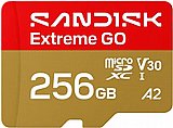 כרטיס זיכרון Sandisk Extreme Go 256GB 240MB/s Micro SD SDSQXGN-256G-GN6MN כרטיס זיכרון Sandisk Extreme Go 256GB 240MB/s Micro SD SDSQXGN-256G-GN6MN