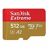 כרטיס זיכרון Sandisk Extreme 512GB 190Mb/s SDSQXA1-512G כרטיס זיכרון Sandisk Extreme 512GB 190Mb/s SDSQXA1-512G