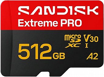 ����� ������ Sandisk Extreme Pro 512GB 250MB/s microSDXC SDSQXCJ-512G-GS6MA