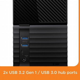 ���� ������ Western Digital My Book Duo WDBFBE0360JBK-NESN 36TB