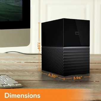 ���� ������ Western Digital My Book Duo WDBFBE0360JBK-NESN 36TB