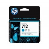 ראש דיו כחול מקורי HP 3ED67A 712 ראש דיו כחול מקורי HP 3ED67A 712