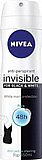 דאודורנט ספריי לאישה Nivea Invisible בנפח 150 מ"ל דאודורנט ספריי לאישה Nivea Invisible בנפח 150 מ"ל