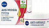 קרם לחות יומיומי ממצק נגד קמטים 45+ מבית Nivea - 50 מ''ל קרם לחות יומיומי ממצק נגד קמטים 45+ מבית Nivea - 50 מ''ל