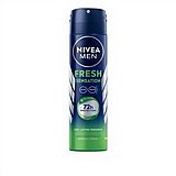 דאודורנט ספריי לגבר Nivea Fresh Sensation 72H בנפח 150 מ"ל דאודורנט ספריי לגבר Nivea Fresh Sensation 72H בנפח 150 מ"ל