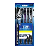 רביעיית מברשות שיניים סיבי פחם סופט מבית Oral-B רביעיית מברשות שיניים סיבי פחם סופט מבית Oral-B