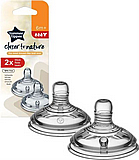 זוג פטמות למזון סמיך Closer To Nature - מבית Tommee Tippee זוג פטמות למזון סמיך Closer To Nature - מבית Tommee Tippee