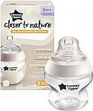 בקבוק האכלה 150 מ''ל Closer To Nature - שקוף לבן - מבית Tommee Tippee בקבוק האכלה 150 מ''ל Closer To Nature - שקוף לבן - מבית Tommee Tippee